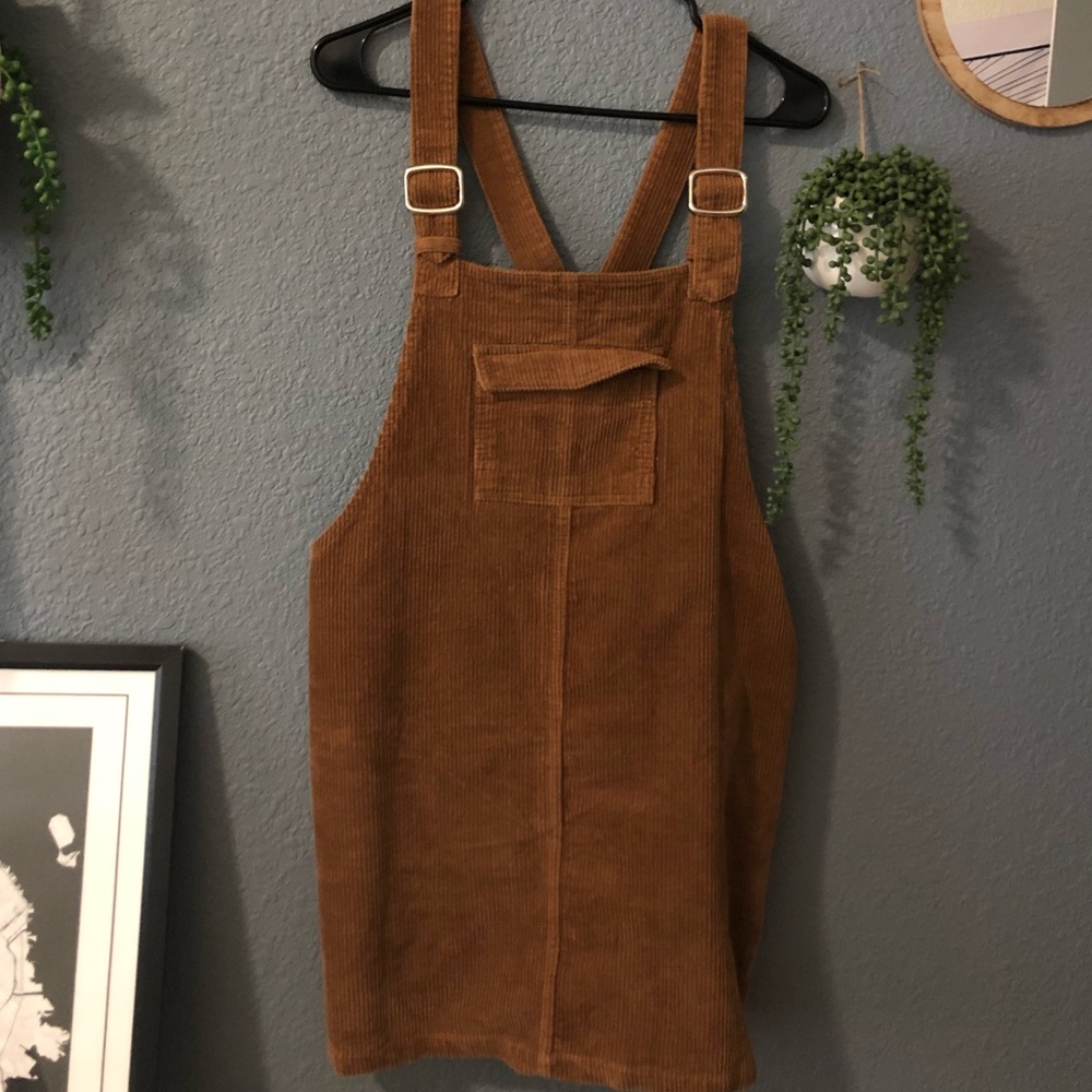 Corduroy Jumper/Overall Dress